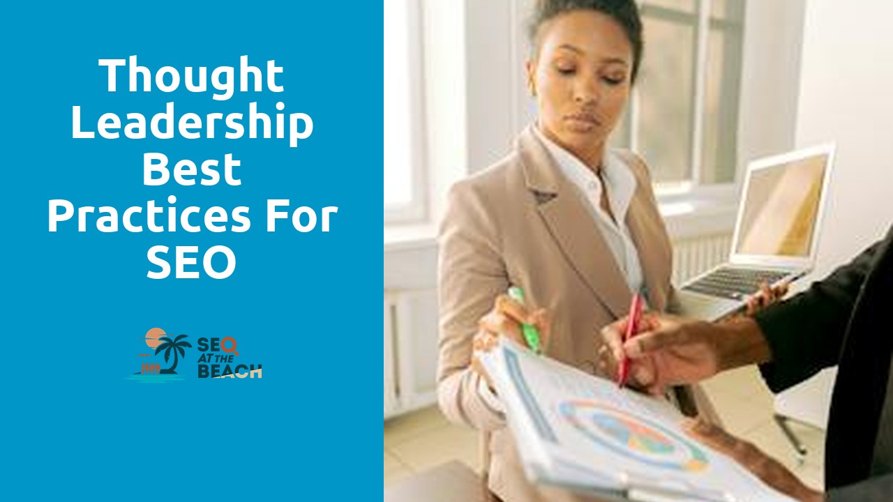 Thought Leadership Best Practices for SEO Conference Presentations